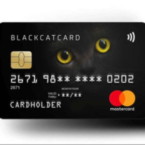 2x 20€ geschenkt für BlackCatCard (kostenlose Prepaid Mastercard) dank Freunde Werben