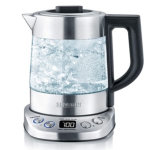 Severin WK2373 Deluxe Mini Wasserkocher 2.200 W mit Temperaturregler für 38,02€ (statt 55€)