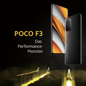 Poco F3 (256/8GB, 5G) für 249€ (statt 328€)&#043; gratis Kopfhörer