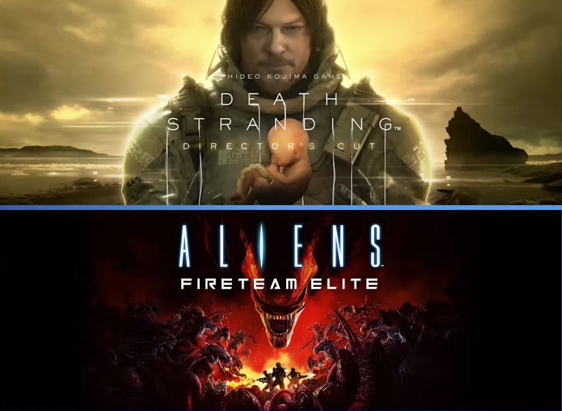 Spiele Death Stranding und Alien Fireteam Elite 