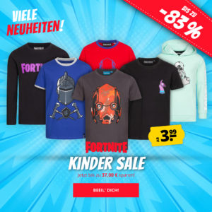🔥 FORTNITE Kids Sale ab 3,99€ bei SportSpar