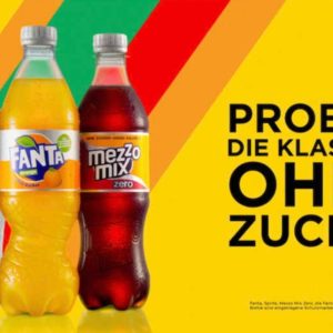 2 € Cashback Zero Produkte Coca Cola*/Fanta*/Sprite*/Mezzo Mix* Zero