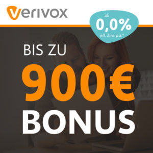 Kredit mit bis zu 900€ Extra-Bonus (Gewinn möglich!)
