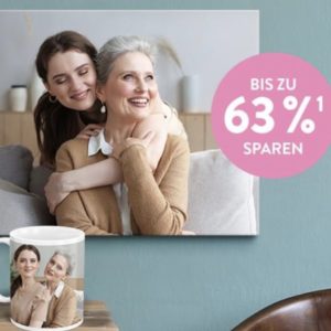 ALDI Fotoangebote für Muttertag z.B. Fotobücher, Leinwände und mehr