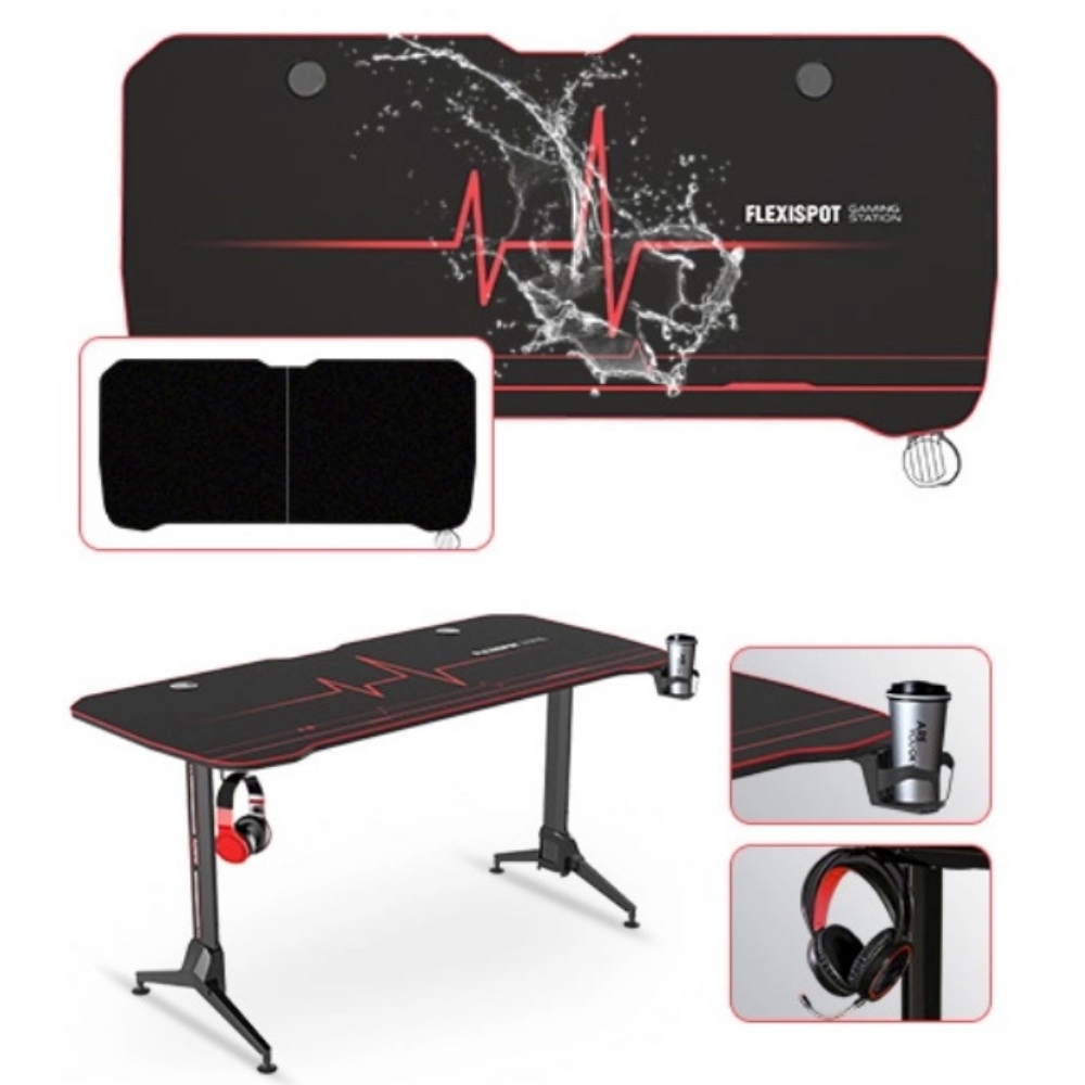 🎮 Flexispot höhenverstellbarer Gaming Schreibtisch GD01