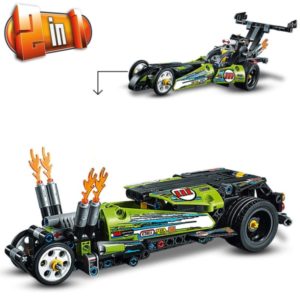 🏁 LEGO Technic 2-in-1: Dragster Rennauto oder Hot Road für 13,41€ (statt 18€) - Modell: 42103