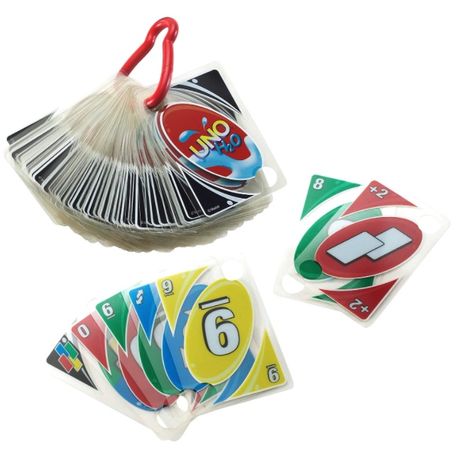 Thumbnail 😍 UNO H20 To Go für 8,99€ (statt 20€) 💦 wasserfeste und schmutzabweisende Spielkarten