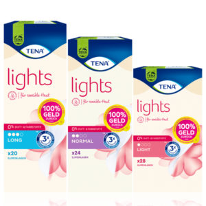 Geld zurück Aktion TENA lights gratis testen