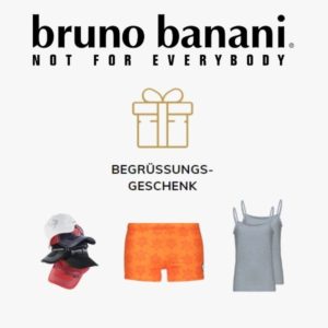 Gratis Shirts, Badehose oder Basecap bei bruno banani (&#043;5€ Versand)