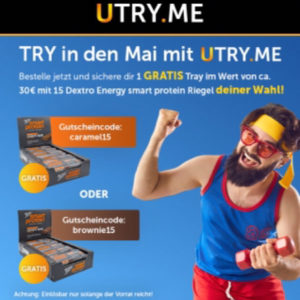 Gratis Tray 15x Sportriegel zu Bestellung