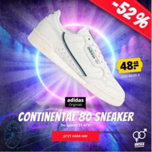 👟 adidas Originals Continental 80 für 48,48€ (statt 60€) - Größe 36 - 49 1/3