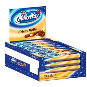 😋 Amazon: 24x Milky Way Crispy Rolls für nur 7,19€