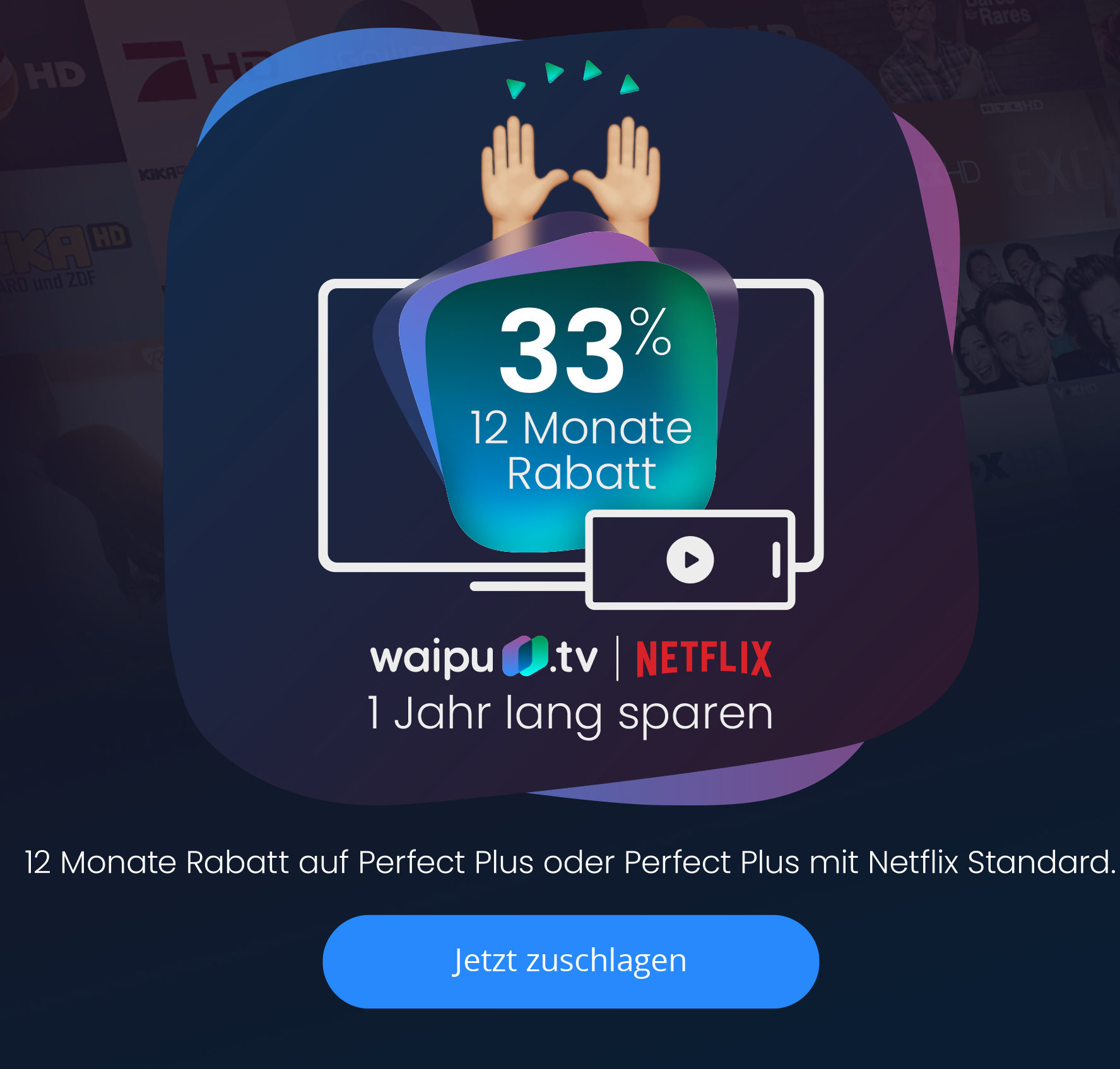 waipu tv perfect plus 12 monate