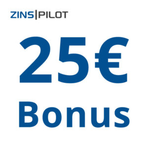 👨‍✈️ Zinspilot: 25€ Bonus + bis 2,81% Zinsen für Tages-/Festgeld
