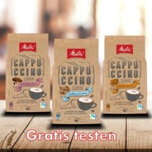 GRATIS: Melitta Cappuccino kostenlos probieren (max. zwei Aktionsprodukte)