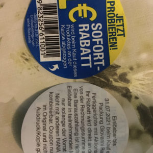 -1€ Rabatt auf RANA frische Pastagerichte