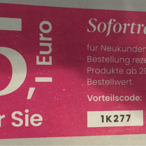 -5€ bei DocMorris Online Apotheke