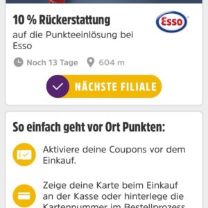 10% Deutschlandcard bei Esso zurück