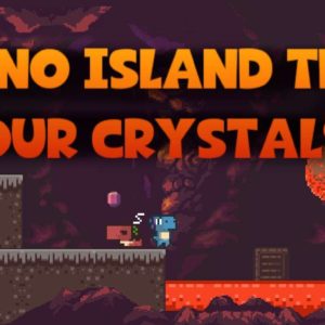 GRATIS Spiel „Dino Island The Four Crystals“ kostenlos downloaden bei itch.io (Windows/Linux)