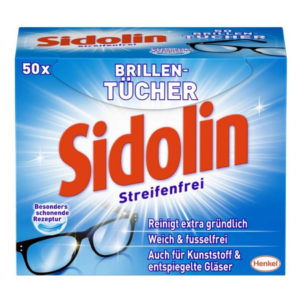 👓 50 Stück Sidolin Streifenfrei Brillentücher für 2,35€ (statt 3,50€)
