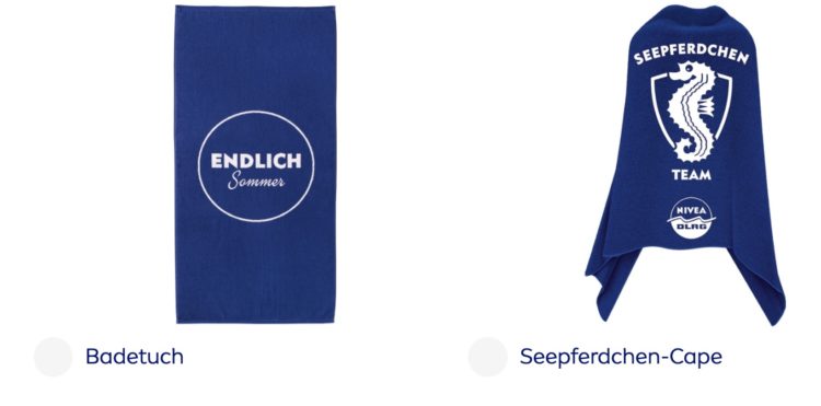 Gratis Badetuch und Seepferdchen-Cape von Nivea