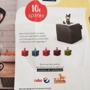 Rossmann online: Tonie Starterset - 10 Euro Rabatt & versandkostenfrei