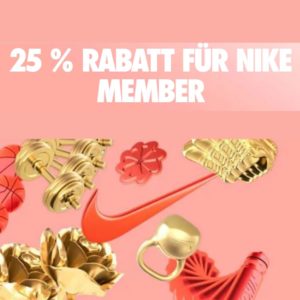 👟 Nike: 25% Rabatt auf Vollpreis-Artikel für Member - ab 2 Artikeln