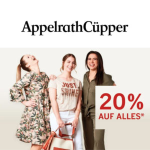 AppelrathCüpper 20% auf ALLES