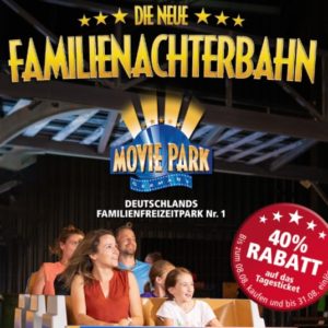 🎢 Movie Park: 40% Rabatt auf das Erwachsenenticket - Tagesticket für 30€ (statt 50€)