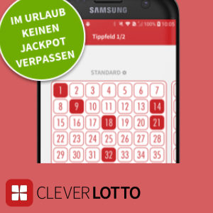 🤑 2 Wochen LOTTO 6aus49 in der Clever Lotto-App für 1€ (statt 6€) - für Neukunden