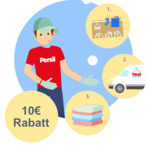 Hemden gratis reinigen lassen: Persil Wäscheservice kostenlos ausprobieren