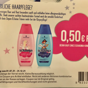 0,50€ Rabatt auf Schauma Schampoo für Kinder bei Müller