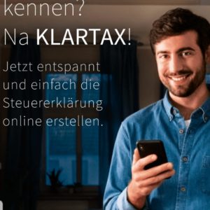 GRATIS Steuererklärung kostenlos (statt 19,99€) mit KLARTAX-Steuer-App erstellen bis 31.10.21