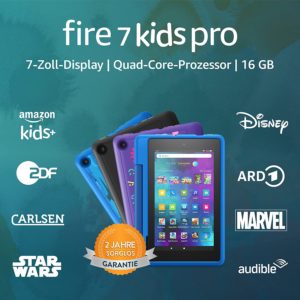 Amazon Fire 7 Kids Pro-Tablet für 44,99€ (statt 76€)
