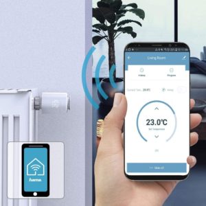 ♨️ Hama Smartes Heizkörperthermostat für 25,99€ (statt 35€) // Starter-Set mit 2 Thermostaten + Hub für 76,99€