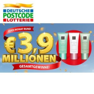 Deutsche Postcode Lotterie: Rituals-Handpflege-Set geschenkt für Monatslos ab 12,50€
