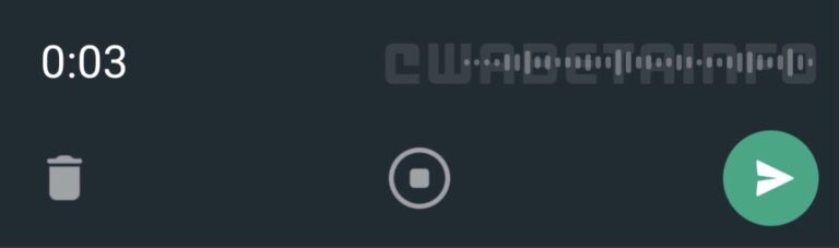 WhatsApp Sprachnachrichten Beta