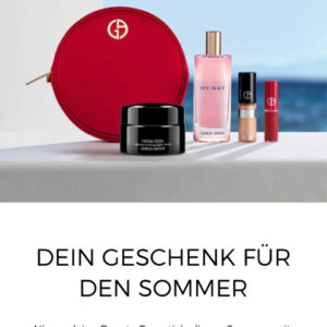Armani gratis kit ab 100€ Bestellung