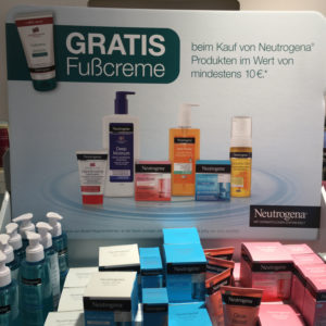 GRATIS Fußcreme Neutrogena DM ab 10€