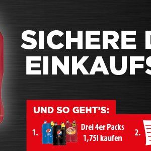 5 € Gutschein bei Kauf von 3 Gebinden zu 4 Flaschen Pepsi BIG PACK *Edeka/Netto MD/Real*