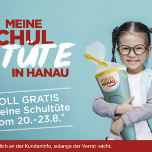 GRATIS Schultüte für Schulanfänger vom 20.-23.08.21 in Hanau -regional-