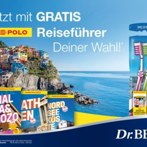Gratis Reiseführer beim Kauf von 2 Dr. BEST Zahnbürsten