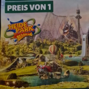 2 für 1 Gutschein für den Heide Park