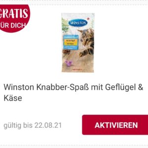 Gratis Knabberspaß für Katzen bei Rossmann