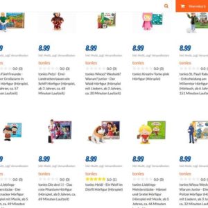 Über 20 Tonies für jeweils nur 8,99€ bei Expert