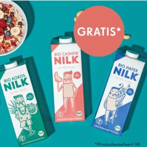 3er Probierpaket von NILK gratis bekommen, ab einem MBW von 9 Euro
