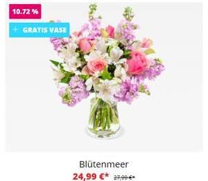 *20%* Rabatt + *GRATIS Vase* auf alle Blumensträuße bei Blume Ideal mit Code "blume20"