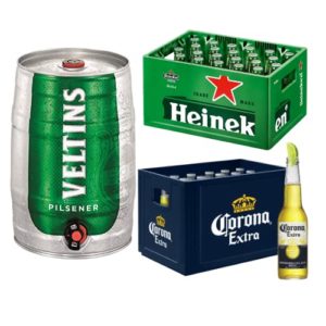 🍻 Bier, Cider und Mischgetränke zu Bestpreisen 👉 Heineken, Astra, Corona uvm.