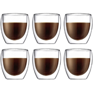 6er Set Bodum Pavina doppelwandige Gläser 0,25l für 29,99€ (statt 60€) // 0,35l für 34,99€ (statt 80€)