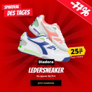 Diadora Rebound Ace Double Action Premiumleder Sneaker für 29,20€ (statt 51€)